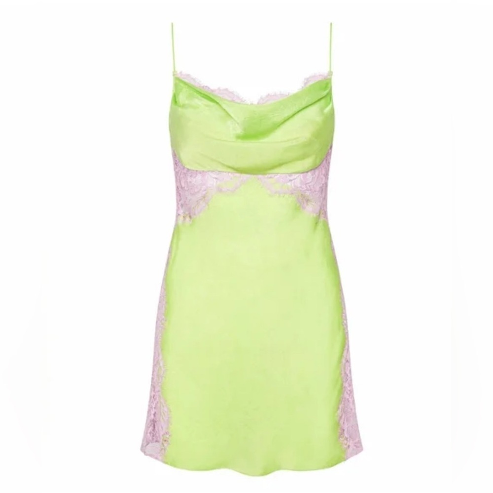 For Love and Lemons Silky Slip Dress, Size S